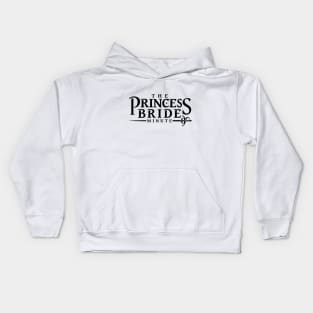 The Princess Bride Minute Logo (black) Kids Hoodie